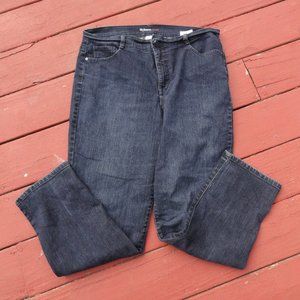 Style & Co Denim Blue Jean Tummy Control 16S~nice~gently worn.